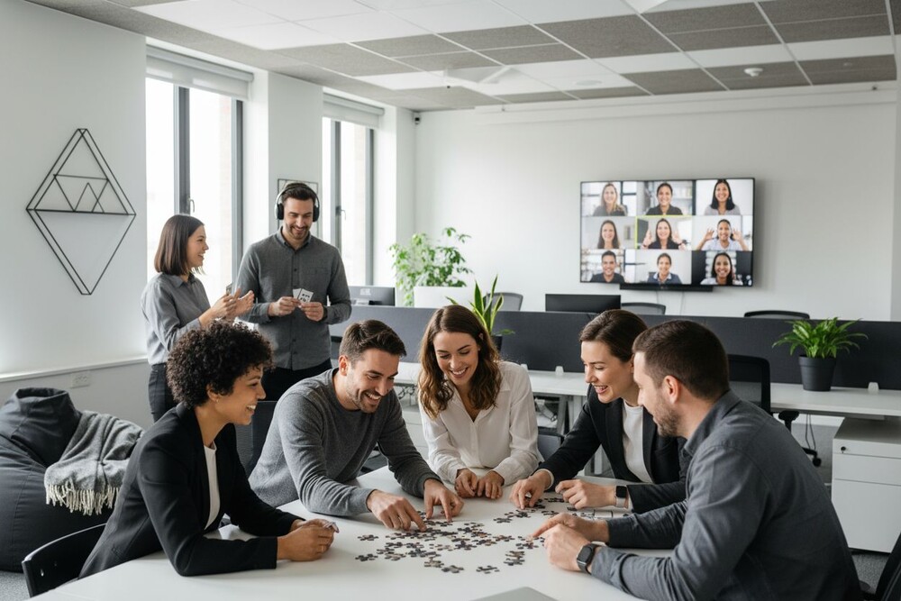 7 Engaging Examples of Corporate Games for Team Building