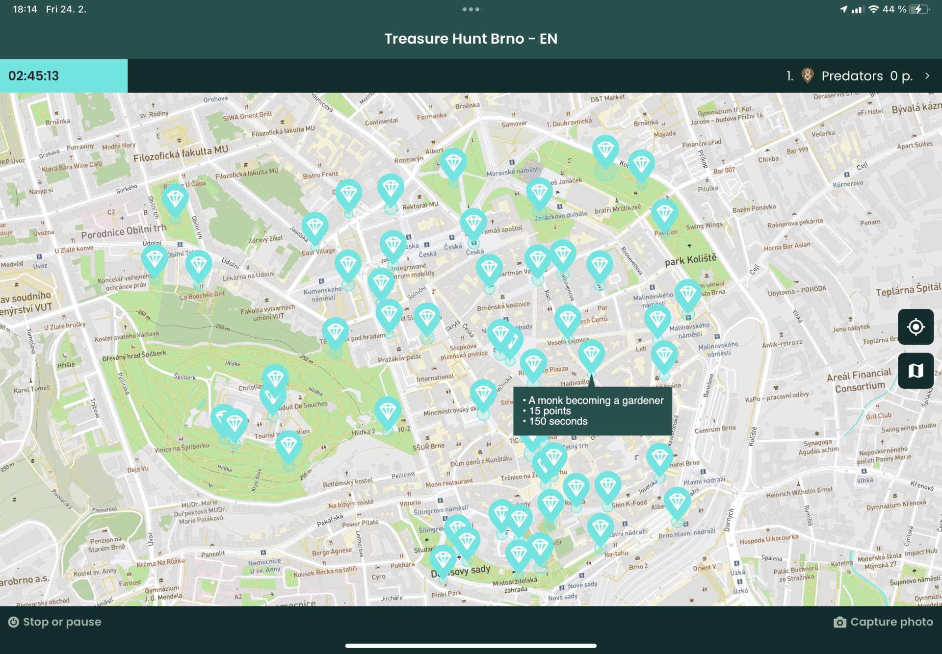 Treasure Hunt Brno — fotka