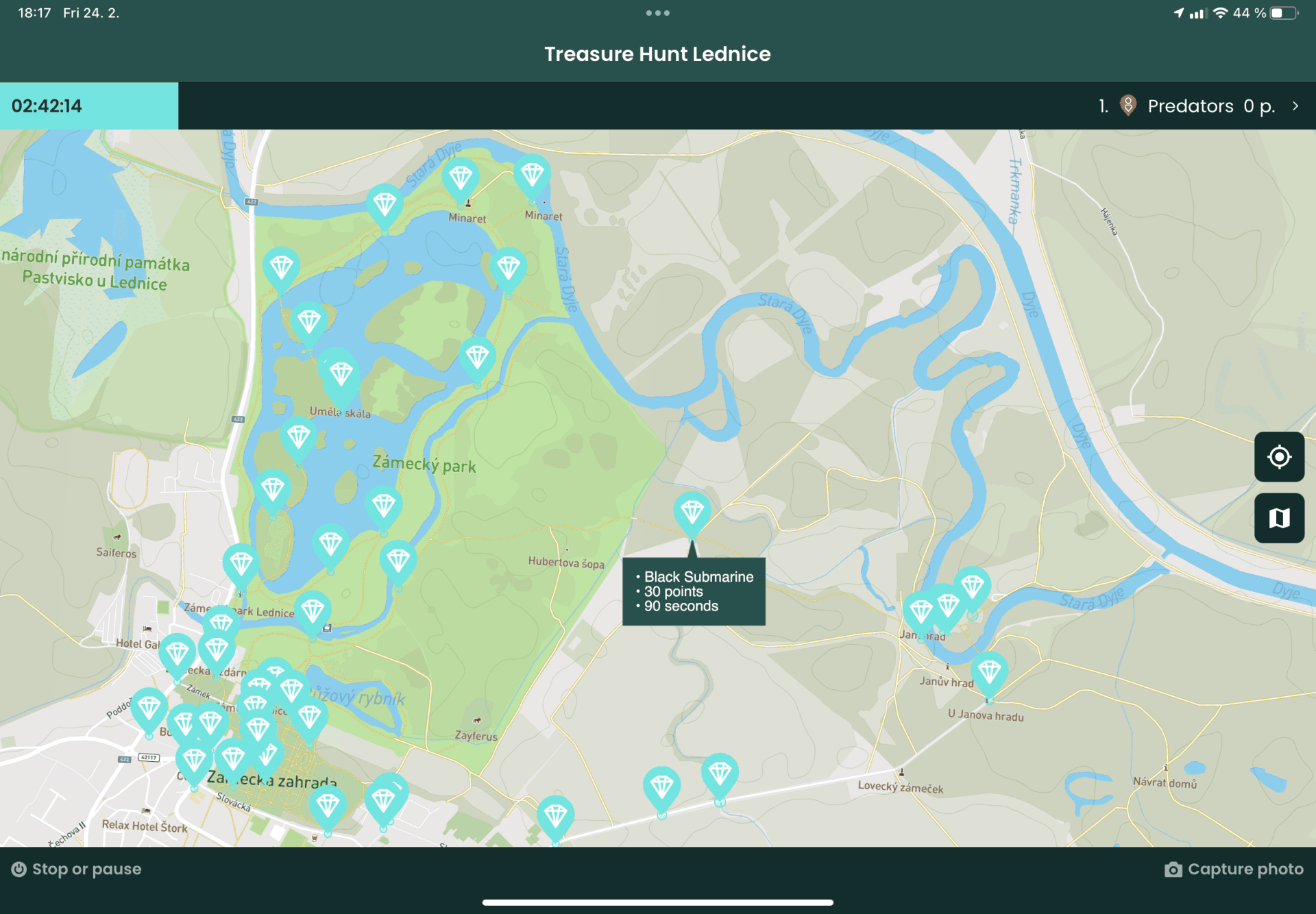 Treasure Hunt Lednice — fotka
