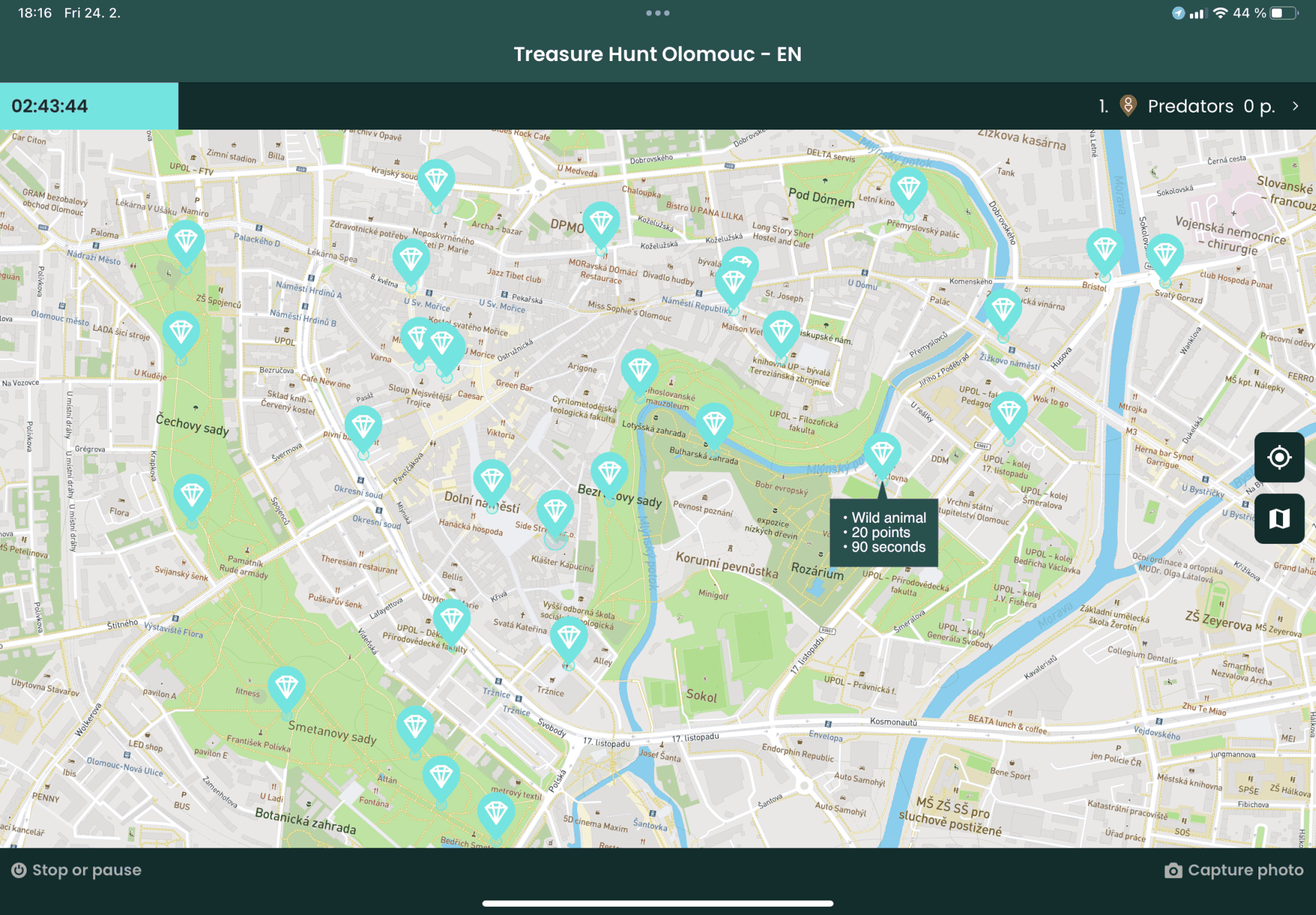 Treasure Hunt Olomouc — fotka