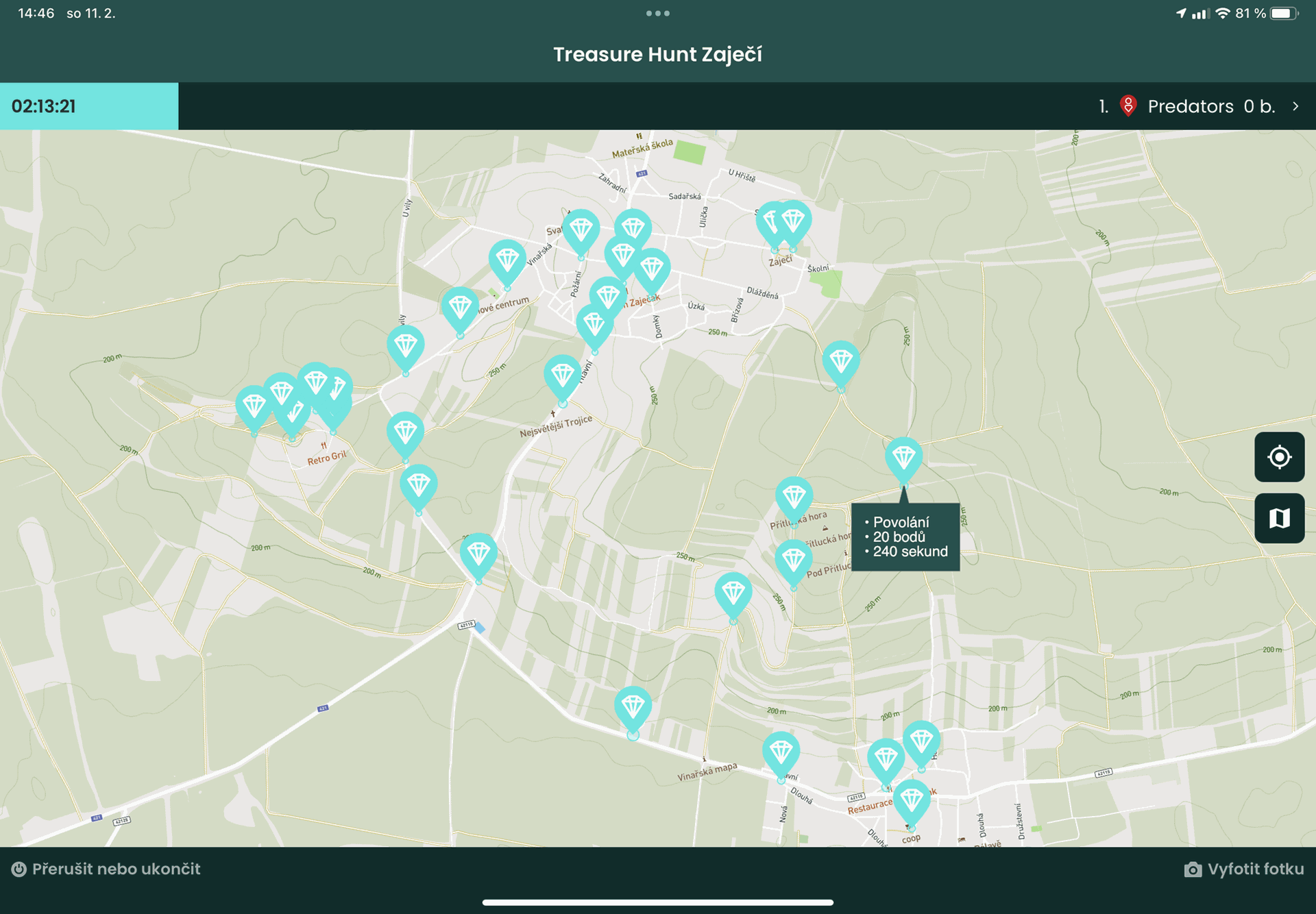 Treasure Hunt Zaječí — fotka