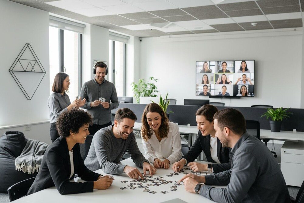 7 Engaging Examples of Corporate Games for Team Building